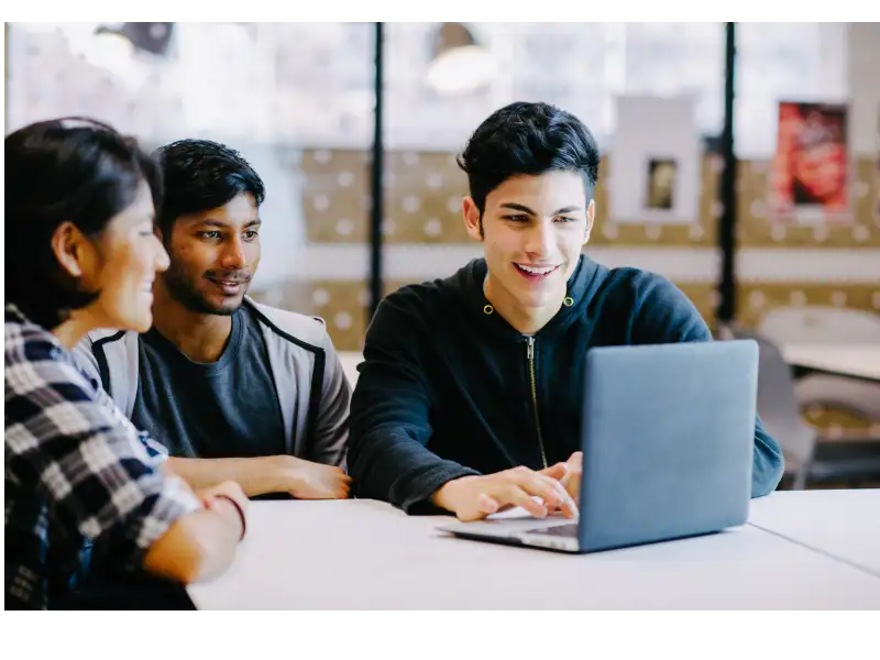 Students learning